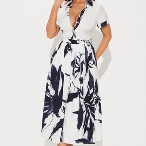 Fashion Nova - Mel Maxi Shirt Dress